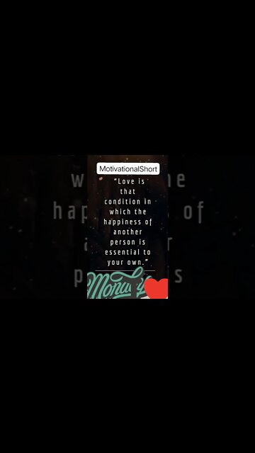 Love is That Condition #MfrQuotes