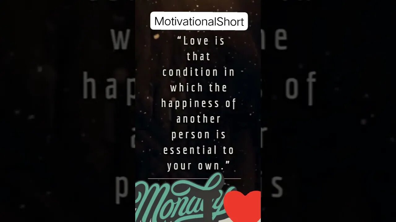 Love is That Condition #MfrQuotes