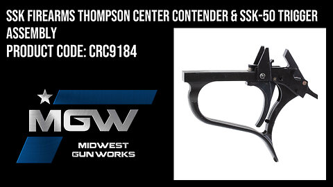 SSK Firearms Thompson Center Contender & SSK-50 Trigger Assembly - CRC9184