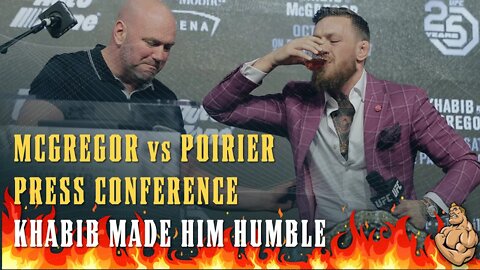 "Khabib Made Conor Humble" UFC 257 Press Conference & Dustin Looks NERVOUS