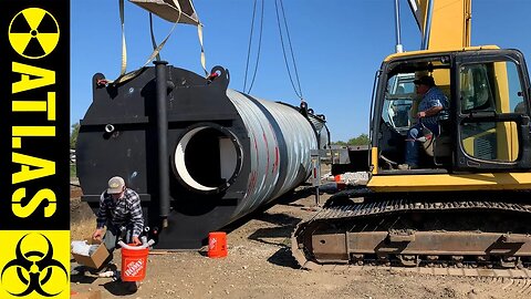 Barn-dominium Bunker Installation - Atlas 10x26' Culvert w/ Generator Pod