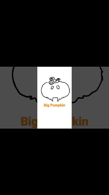 Big Crazy Pumpkin Drawing #halloween #halloween2022 #pumpkin