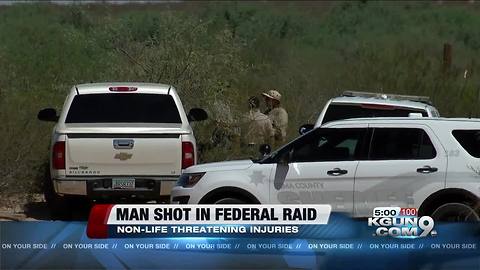 Federal agents shoot suspect in Avra Valley