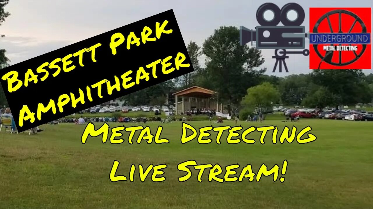 Streaming Live Metal Detecting the Amphitheater Park