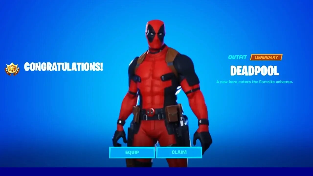 CLAIM THE FREE SKIN IN SEASON 2! (Deadpool Skin)