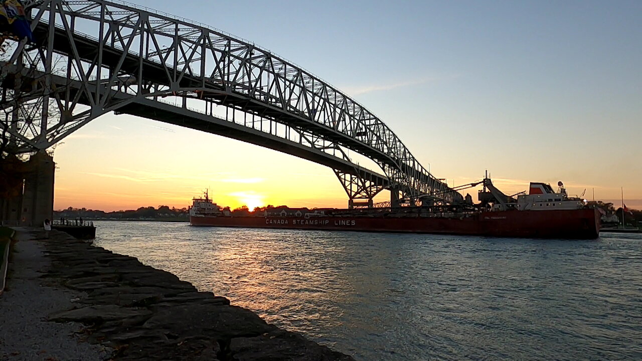 CSL Tadoussac 729ft 222m Bulk Carrier Cargo Ship In Great Lakes