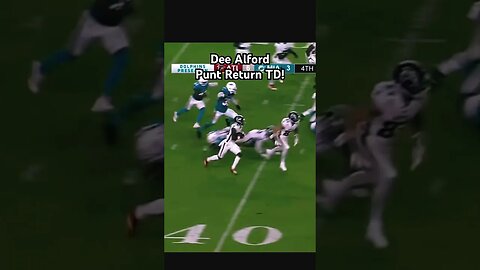 Dee Alford Punt Return Touchown vs. Miami