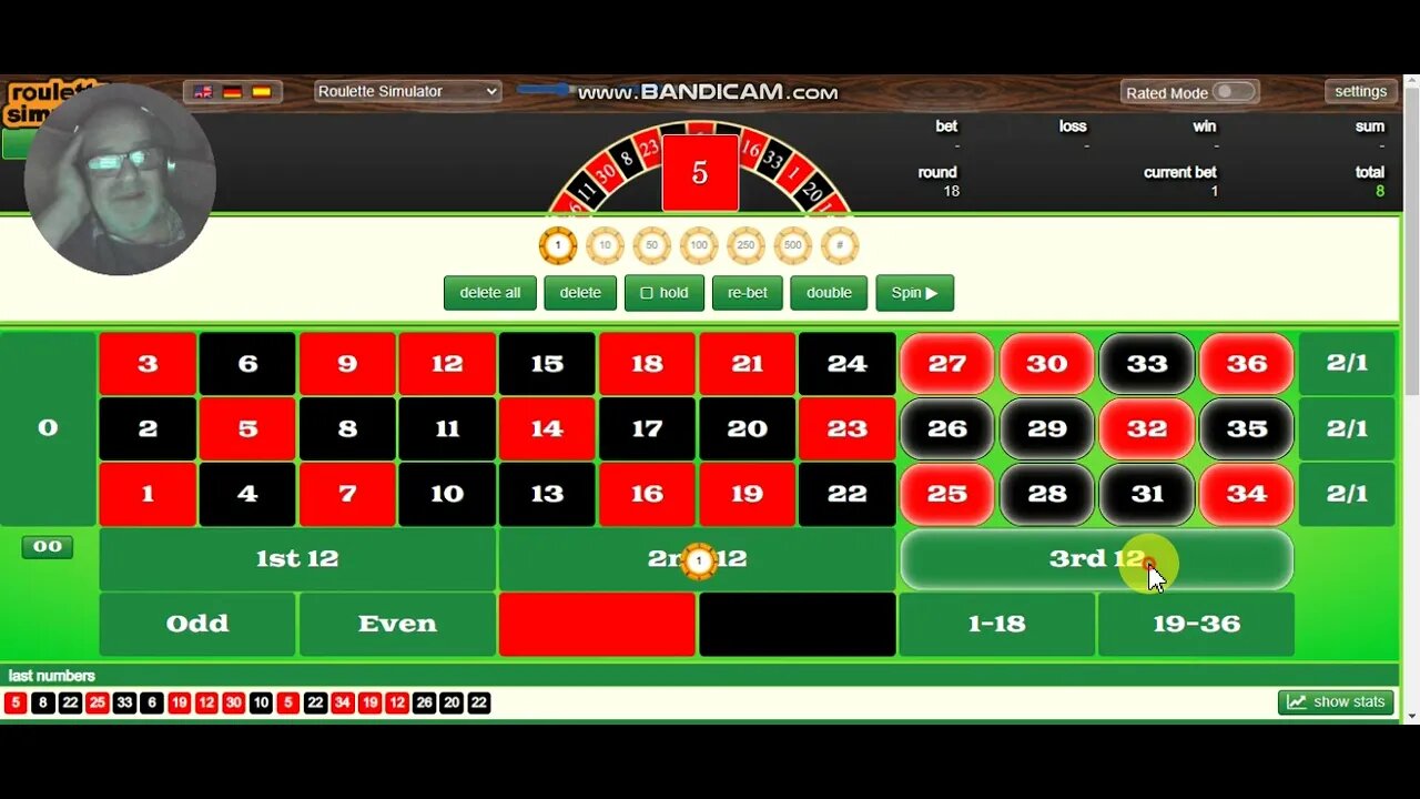 Advanced roulette betting ..... Bank roll is paramount !!