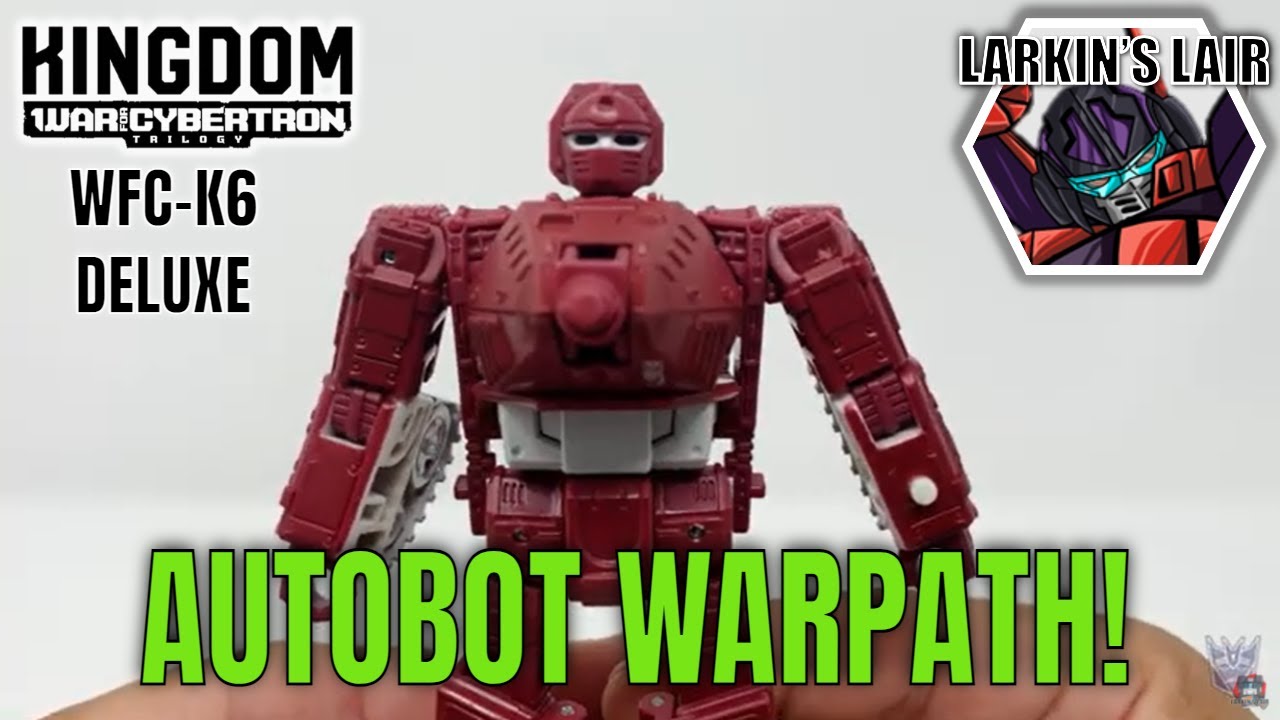 Transformers Kingdom Deluxe Warpath Review WFC-K6 (Retail Release), Larkin's Lair