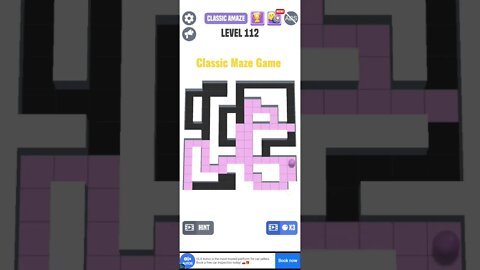 Classic Maze Game Level 112. #shorts