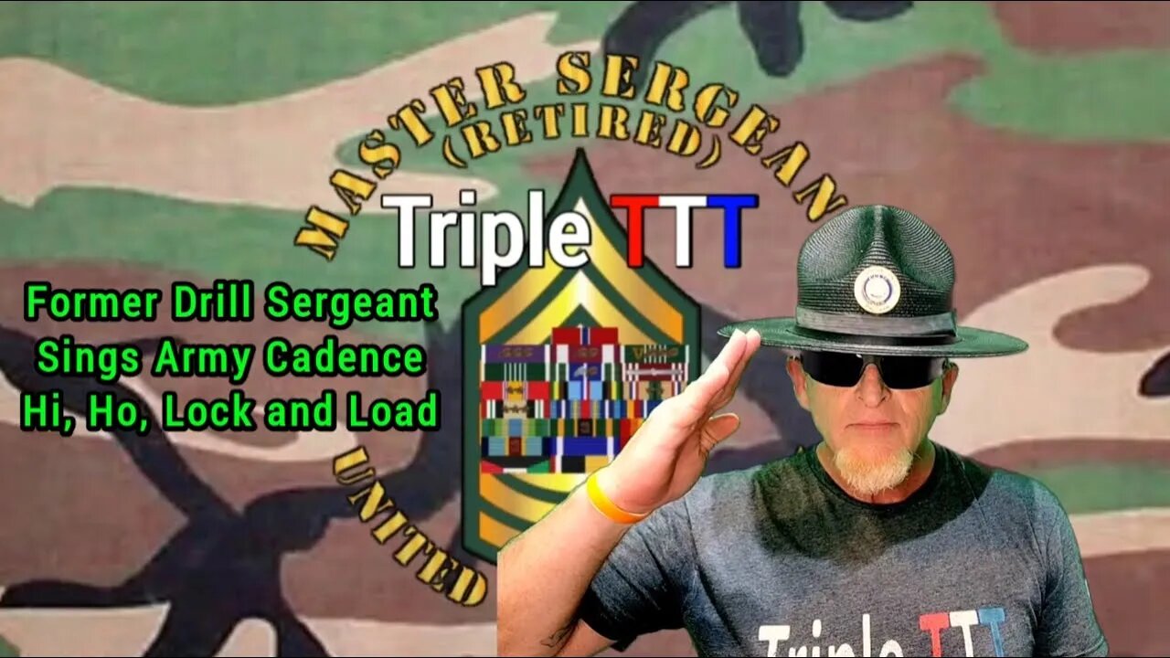 Former Drill Sergeant Singing Army Cadence Hi, Ho Lock and Load by Dog Pound Reaction