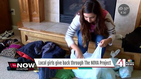 Olathe girls give thanks, give back for holidays