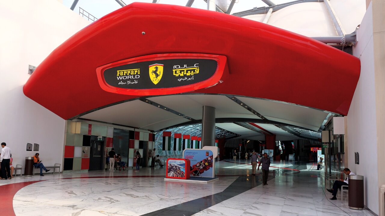 The Ferrari World in Abu Dhabi