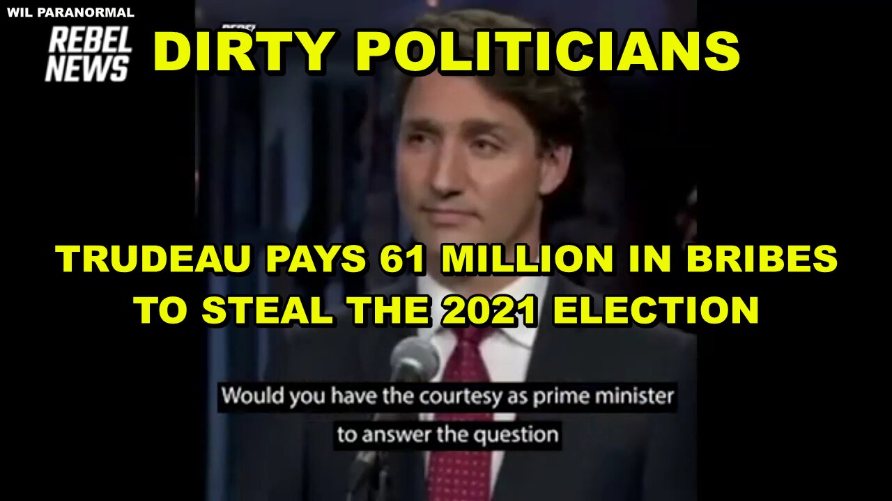 TRUDEAU PAYS OUT 61 MILLION IN BRIBE MONEY TO 1500 NEWS COMPANIES TO SECURE ELECTION