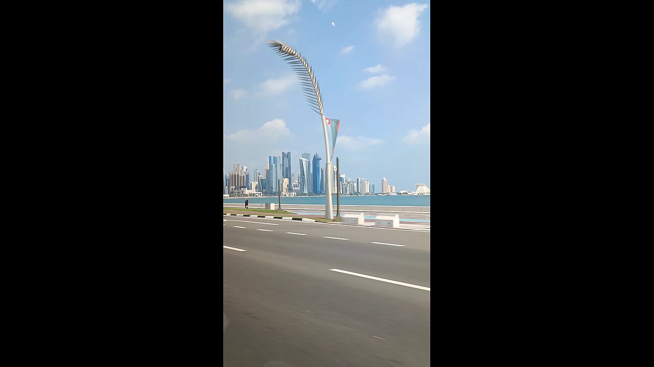 Doha Bay Road Qatar #dohabay #doha #dohaqatar #qatar #qatarlife #qatarcorniche #viralvideo #viral