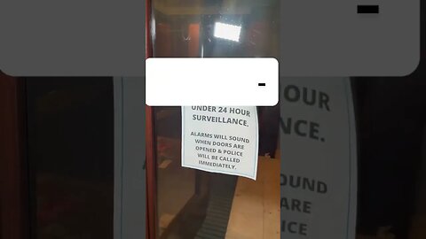 Another abandoned place with an alarm 😭
