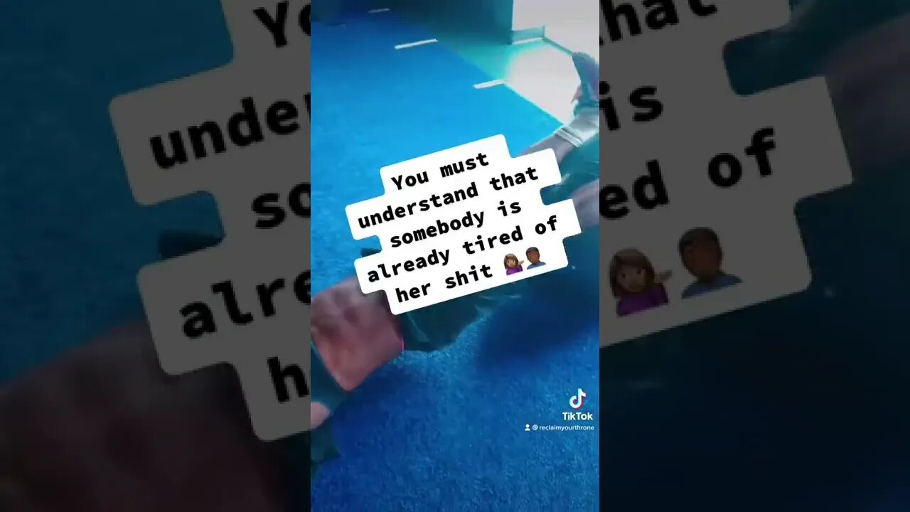 If you see a baddie walk into the room 👑