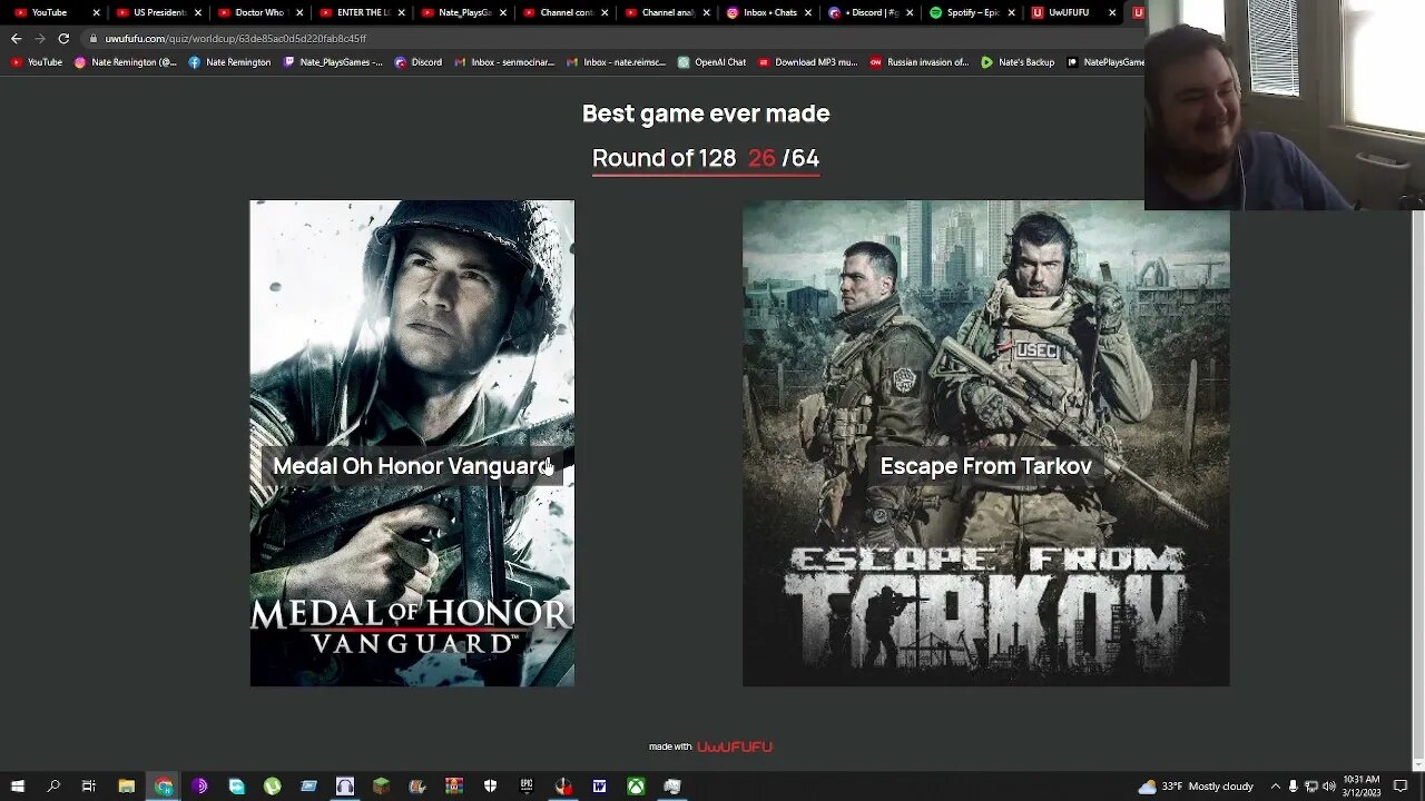Narrowing Down The Best Game Ever Made According to UwUFUFU
