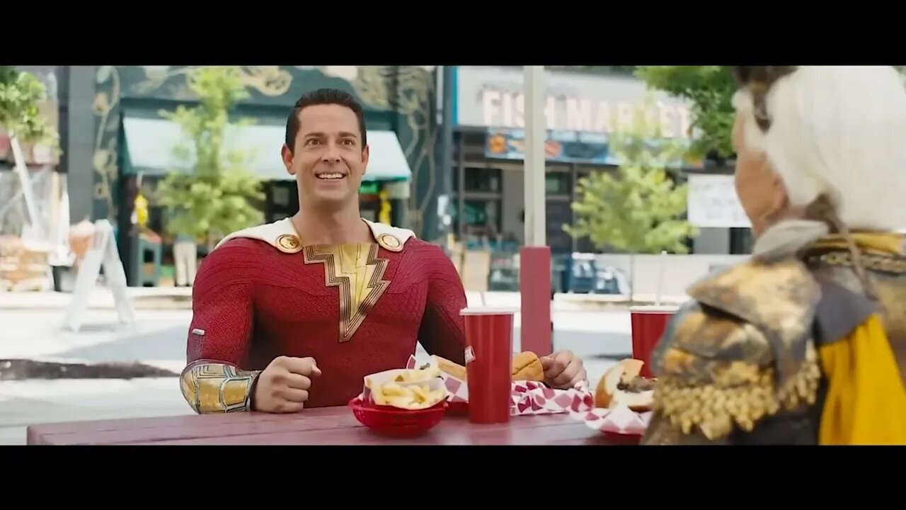 SHAZAM 2 FURY OF THE GODS "Shazam Meets Wonder Woman" (4K ULTRA HD) 2023