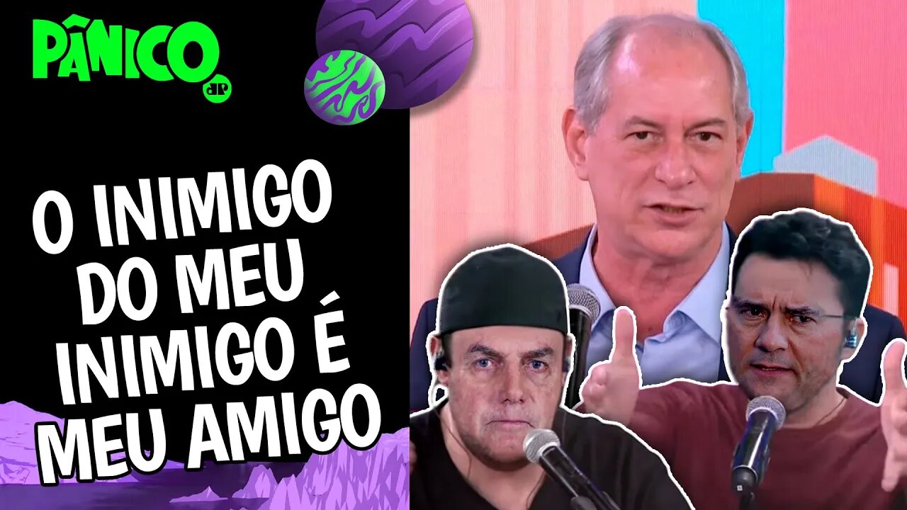 BOLSONARO GORDÃO E MORO SE UNEM EM PALANQUE DE REPÚDIO CONTRA SABATINA DE CIRO GOMES NO PÂNICO