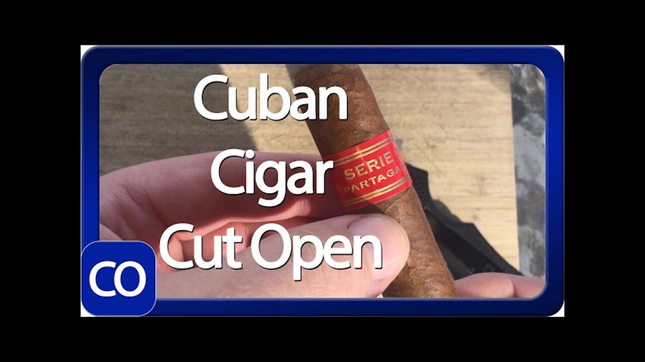 Cuban Partagas Serie D No 4 Cigar Cut Open Real Or Fake