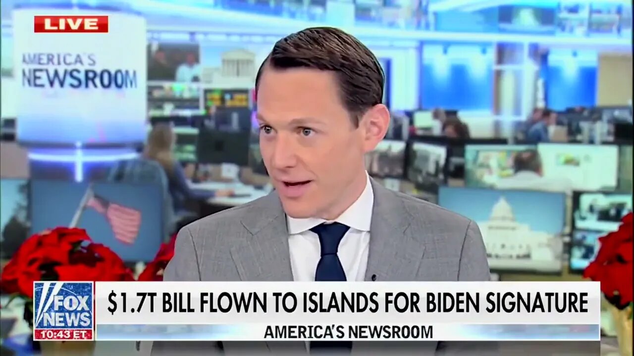 Fox News: "$1.7 Trillion Omnibus Bill getting 1st class treatment. While Americans remain trapped