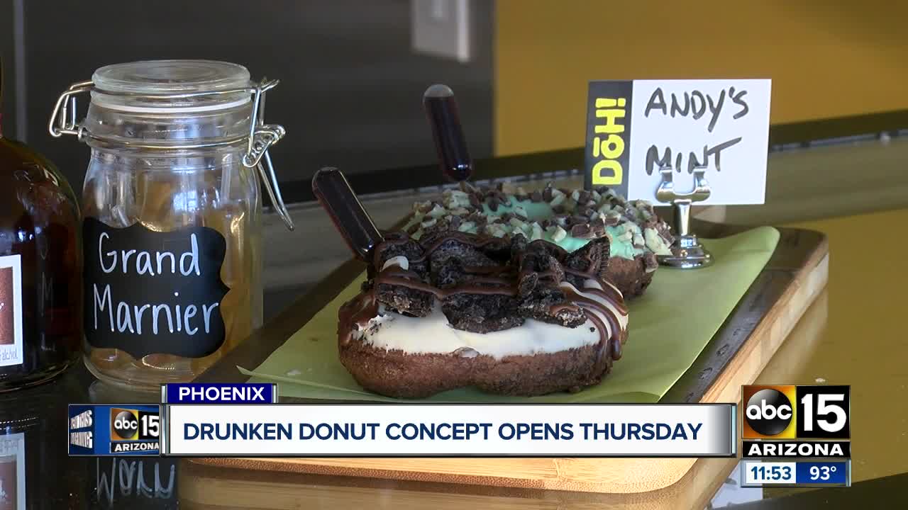 Drunken doughnuts? "Doh" bringing alcohol-infused doughnuts to Phoenix