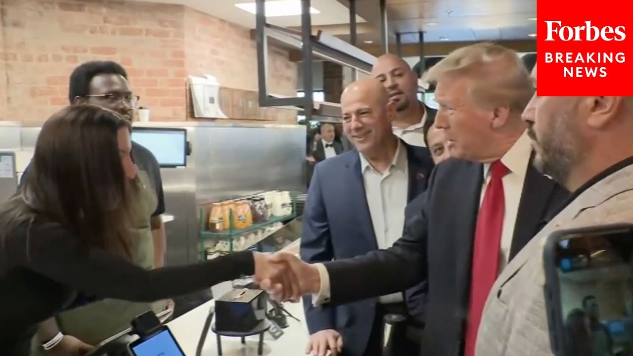 WATCH: Trump Meets With Voters At Coffee Shop In Dearborn, Michigan