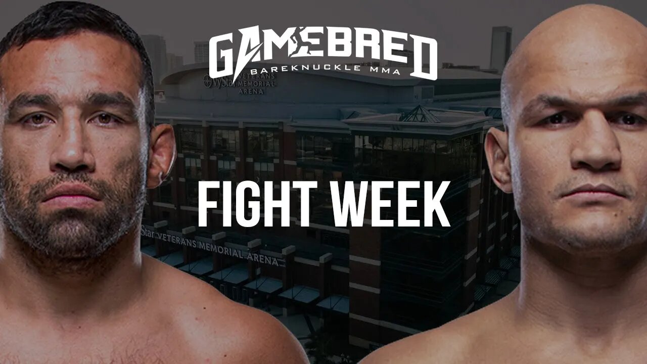 🚨 FIGHT WEEK for Gamebred Bareknuckle MMA 👊🏼🩸