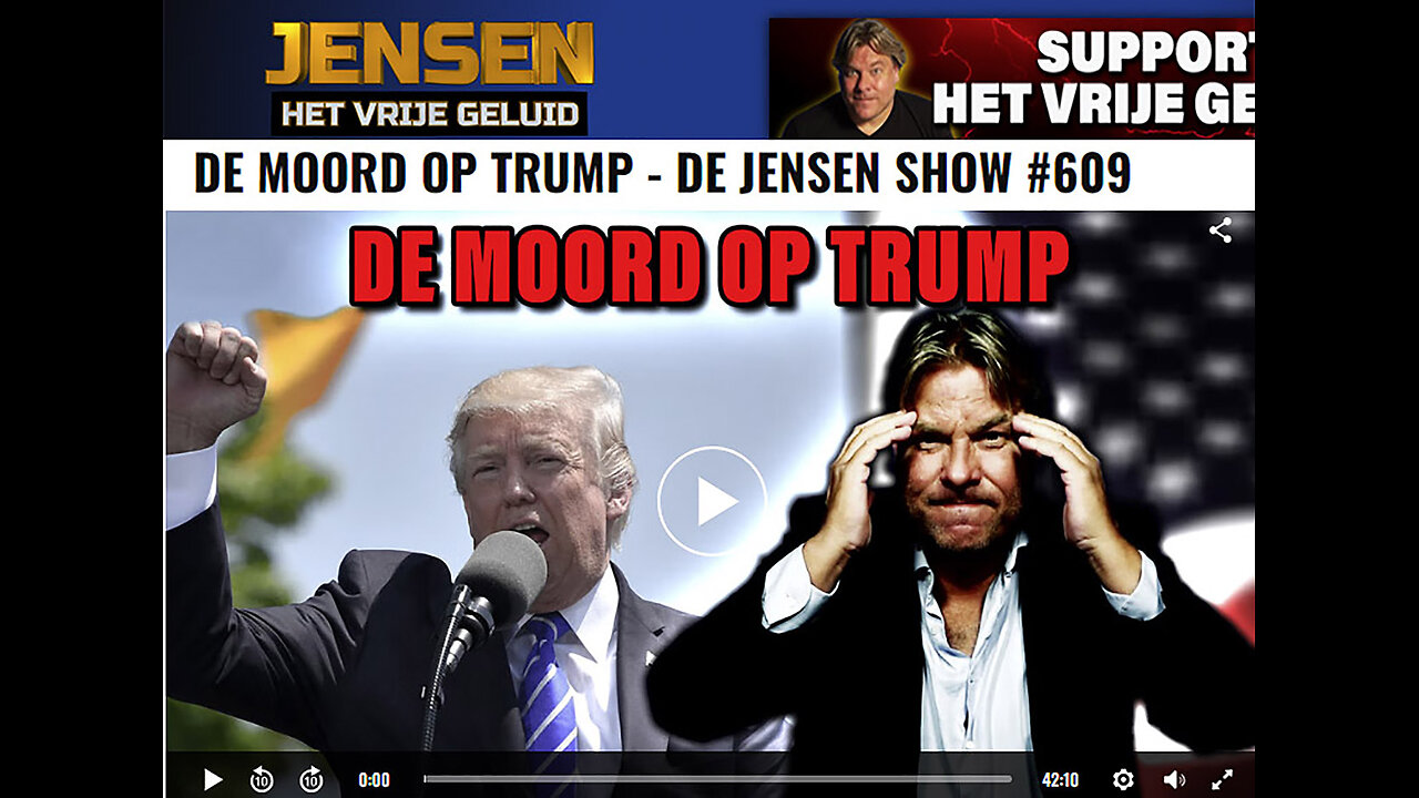 DE MOORD OP TRUMP - DE JENSEN SHOW #609 januari 2024