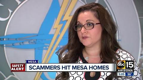 Scammers claiming to be with the City of Mesa targeting residents