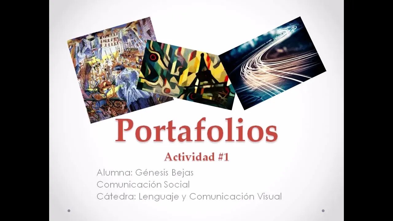 Portafolio Comunicación visual