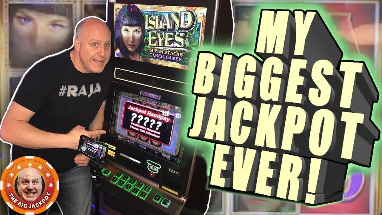 My BIGGEST JACKPOT EVER on Island Eyes! 🏝️👀Never Seen on YouTube! | Raja Slots