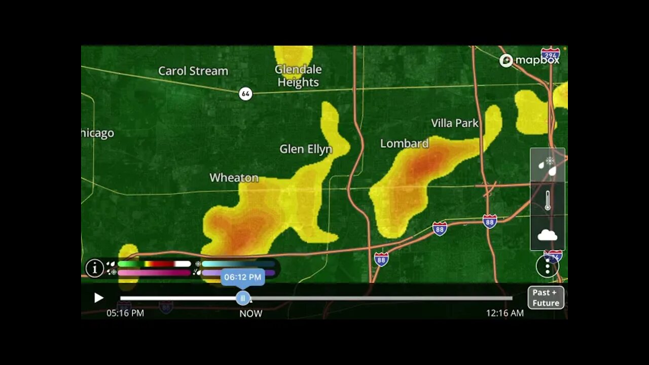 Severe Thunderstorm Sunday evening October 24th 2021
