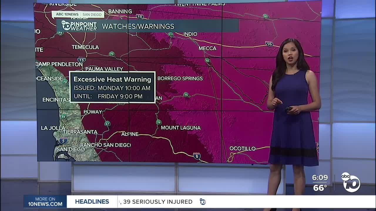 ABC 10News Pinpoint Weather for Sun. June 13, 2021