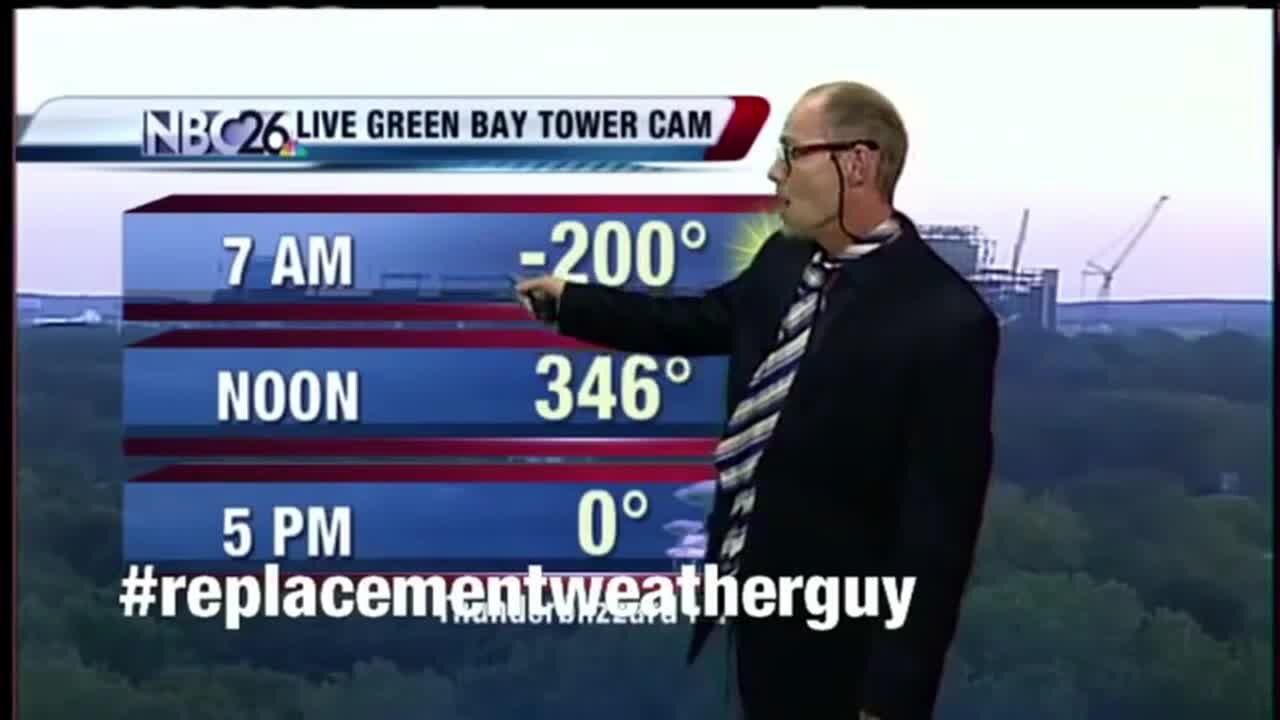 Look back at NBC 26's Replacement Weather Guy viral video