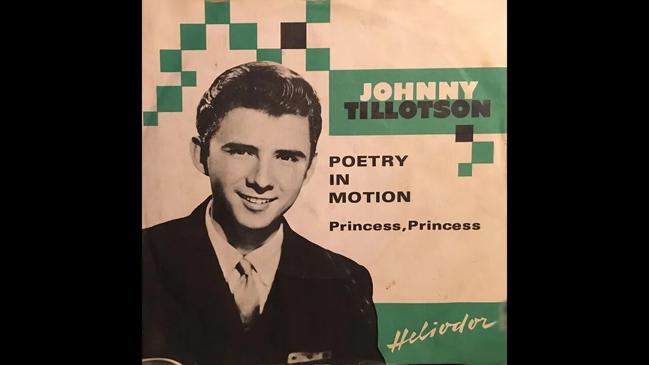 Johnny Tillotson "Poetry In Motion"