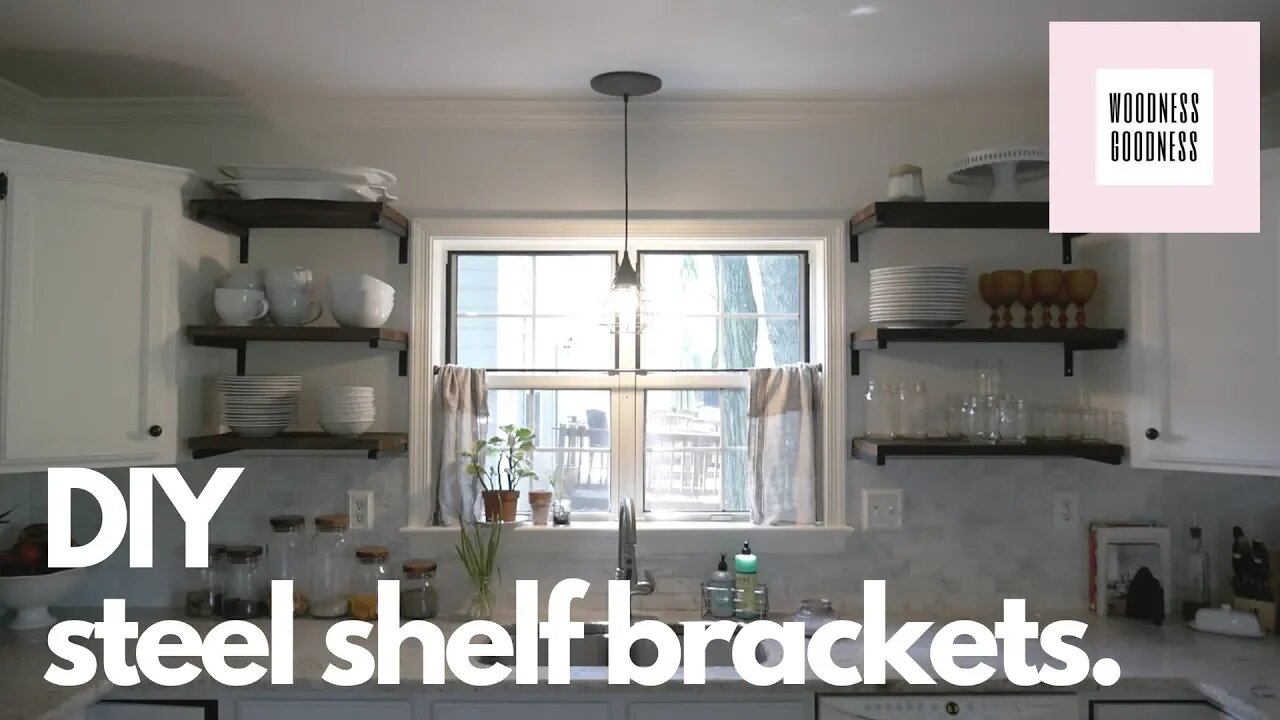 DIY Steel Shelf Brackets