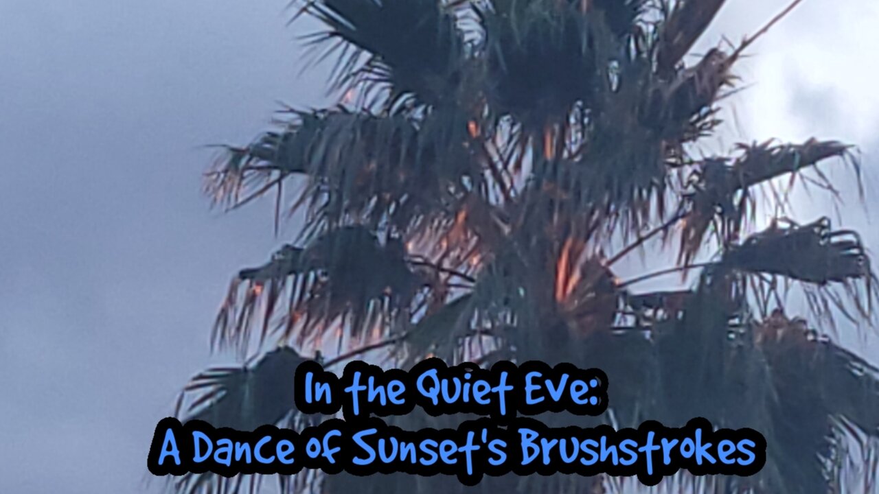 In The Quiet Eve: A Dance of Sunset's Brushstrokess