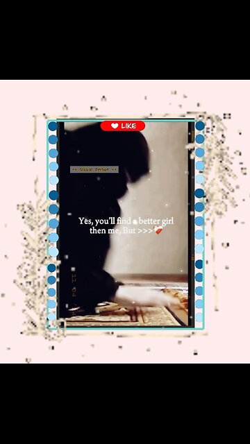 You’ll find a better person but….