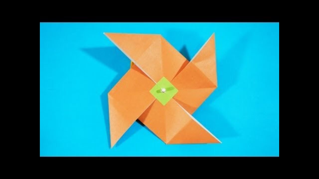 Origami - How to make a Windmill