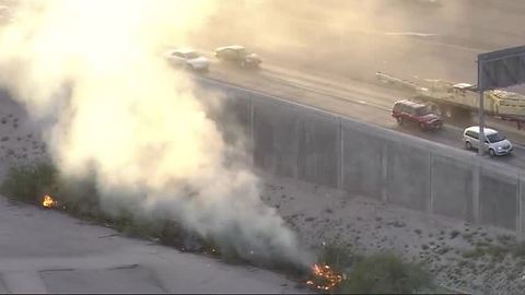 Brush fire near 95 southbound