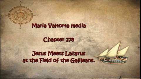 Jesus Meets Lazarus at the Field of the Galileans.