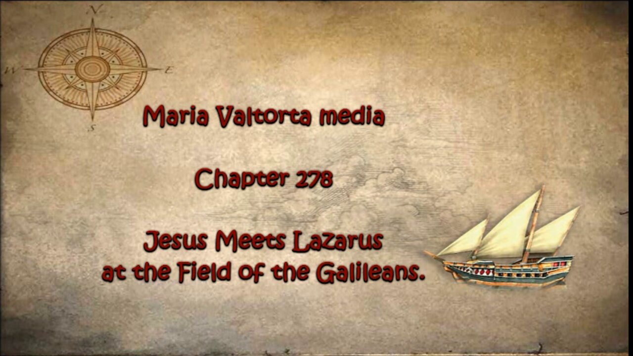 Jesus Meets Lazarus at the Field of the Galileans.