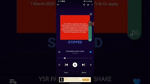 YSR PARKER-SHAKE SHAKE(SNIPPET)