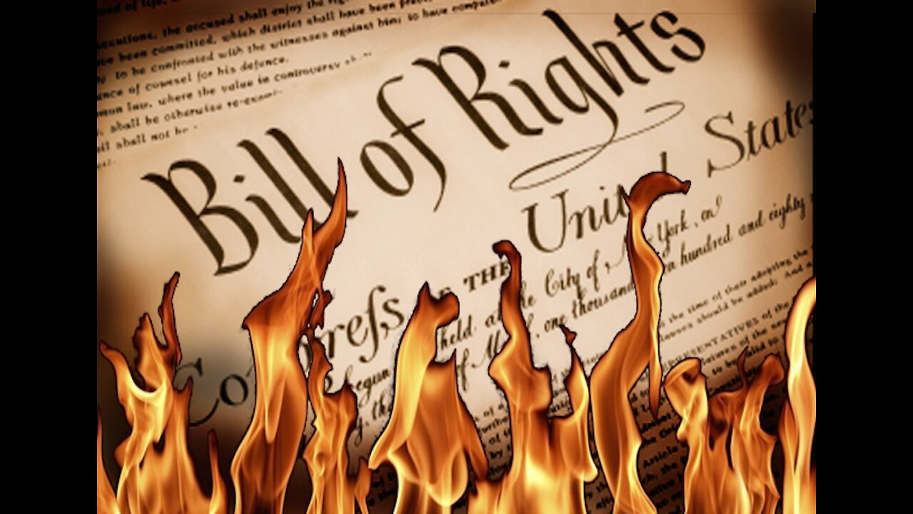 Wake Up And Smell The Burning Of Your Constitutional Rights