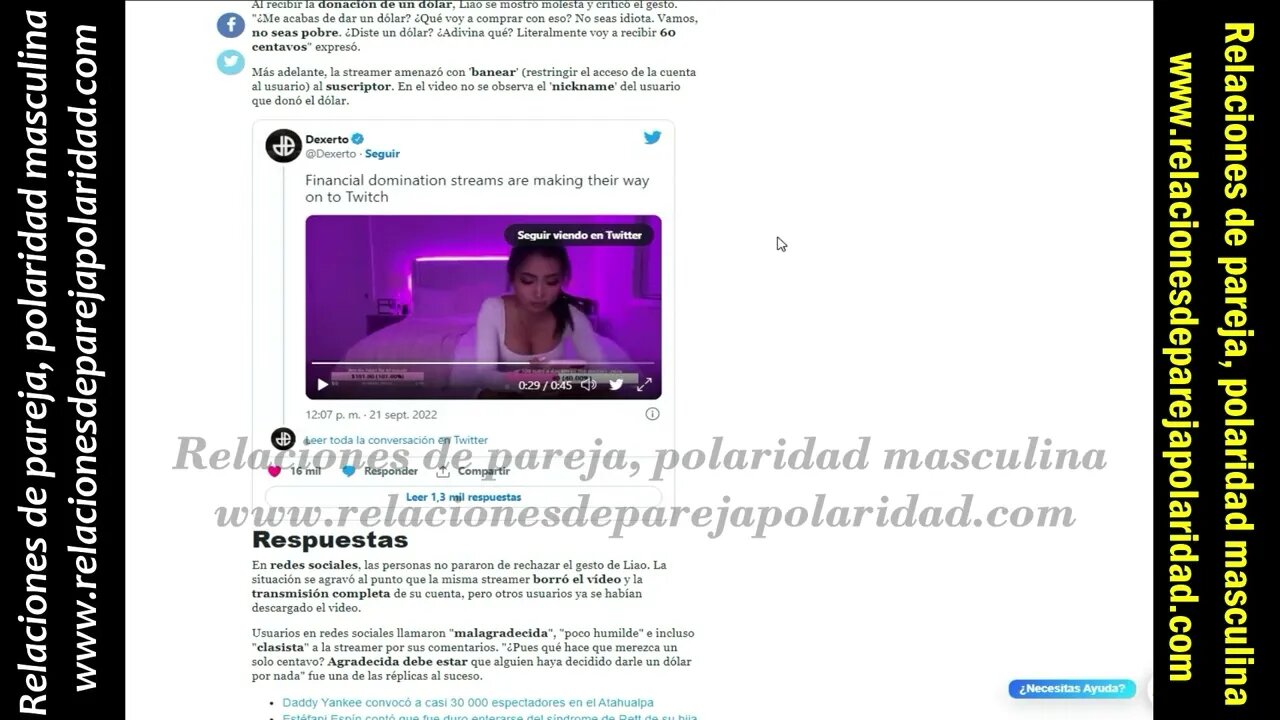 Streamer critica a suscriptor porque le donó USD 1