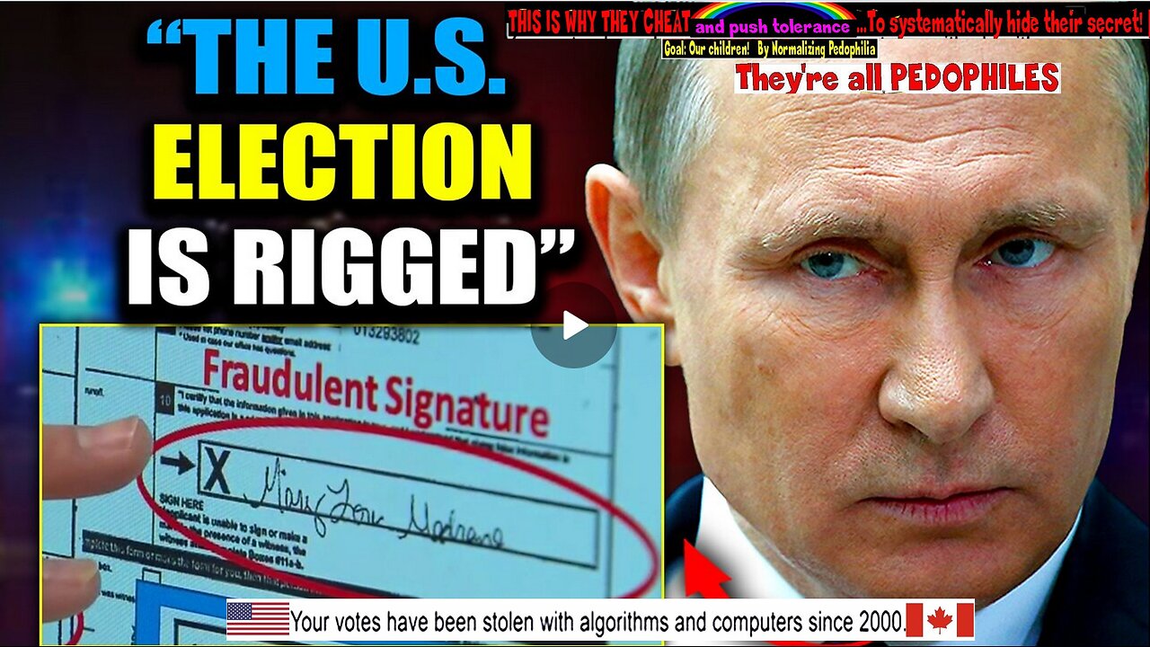 Putin Releases 4,000 Page Report Exposing How Elites Have Rigged 2024 US Election