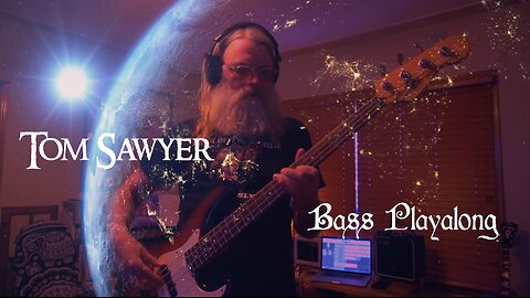 Jess Willyard - Rush - Tom Sawyer - Bass Guitar Cover Play Along Lyrics Video