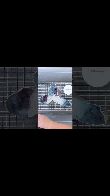 Hydrangea Snowflake Tie Dye Tapestry #shorts